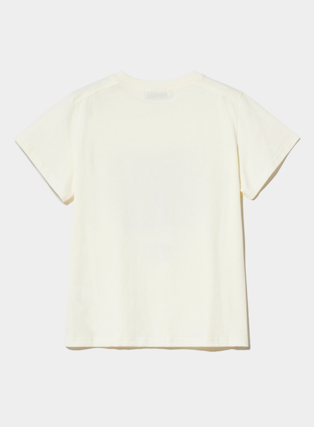 [6월 7일 예약배송] (W) Saturday Retro Mood Graphic T-Shirts - Vintage White