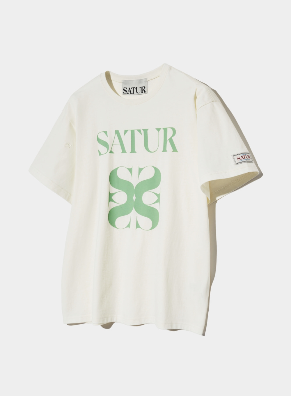 Satur All Day T-Shirt - Cream Mint